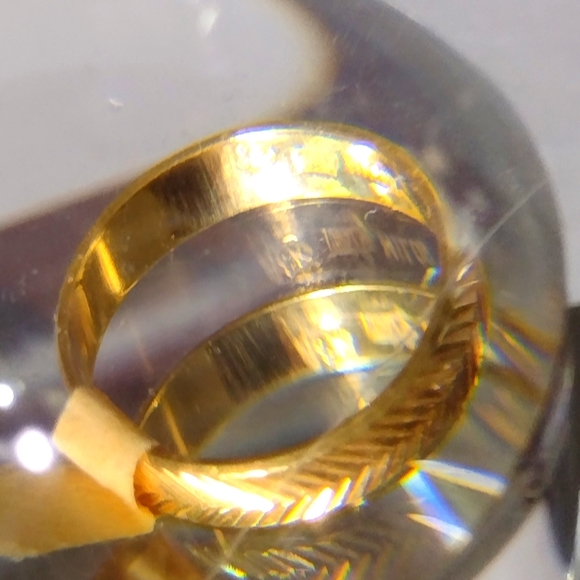 18KT Milor Made in ITALY  🪙 Yellow Gold Herringbo - Picture 6 of 8